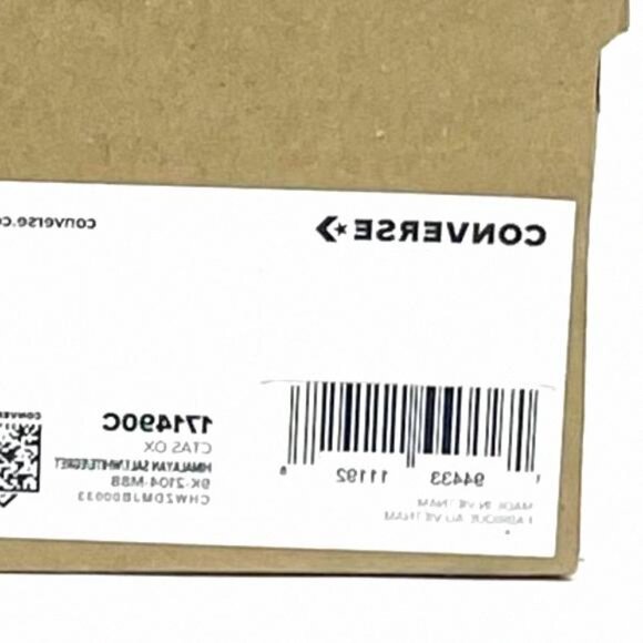 💖MEGA SALE💖Converse CTAS OX Men's Knit Himalayan 171490C Canvas White Salt - Picture 10 of 11